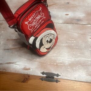 Lug Red Mickey Mouse Christmas Belt Bag